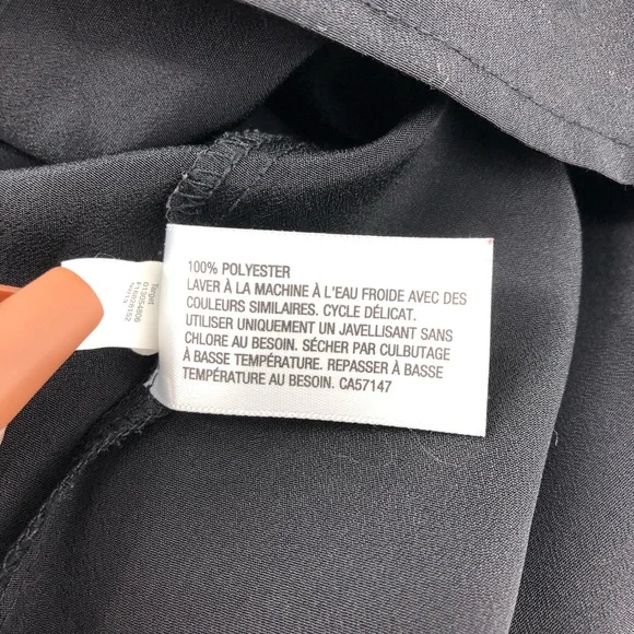 Sheer Black Sleeveless Top, Size L - Picture 8 of 8